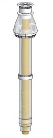 REGULUS odkouření kondenzační A5023165 - komínek, pr. 60/100, PP černý